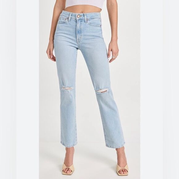 AYR The Sugar Jean Distressed in Light Wash - Size 27S - Picture 1 of 10